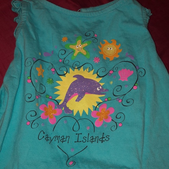 Cayman Islands ruffle summer dress - Picture 2 of 4